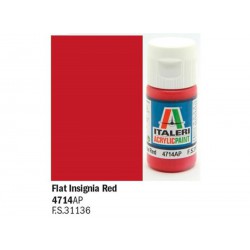 ITALERI Acrylic 4714AP Flat Insignia Red 20ml