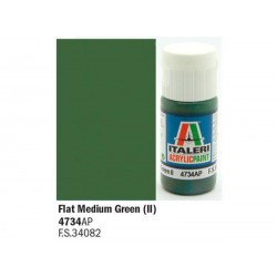 ITALERI Acrylic 4734AP Flat Medium Green (II) 20ml