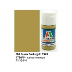 ITALERI Acrylic 4796AP Flat Panzer Dunkelgelb 1943 20ml