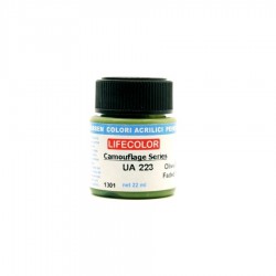LifeColor UA223 Olive Drab weathered tipo 1 - 22ml