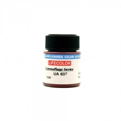 LifeColor UA637 Royal Navy WWII Hull red - 22ml