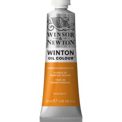 WINSOR & NEWTON HUILE WINTON 37ML 090 JAUNE DE CADMIUM ORANGE IMITATION