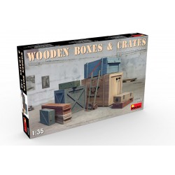 MINIART 35581 1/35 Wooden Boxes and Crates (WW2 and modern Era)