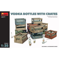 MINIART 35577 1/35 Vodka & Schnaps Bottles with Crates