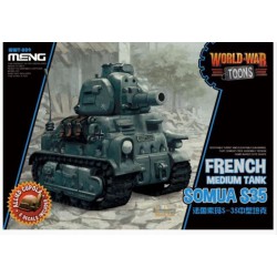 MENG WWT-009  French Medium Tank Somua S-35 (Cartoon Model)