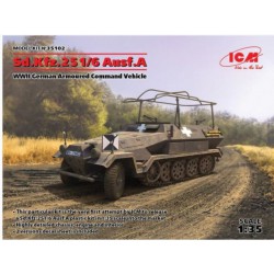 ICM 35102 1/35 Sd.Kfz.251/6 Ausf.A,WWII German Armoured Command Vehicle
