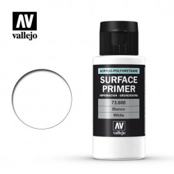 VALLEJO 73.600 Surface Primer White Color 60 ml.