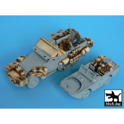 BLACK DOG T72016 1/72 M3 Half Track+Amphibian Vehicle Accessories Set