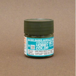 MR. HOBBY H330 Aqueous Hobby Colors (10 ml) Dark Green BS381C/641