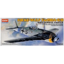 ACADEMY 12480 1/72 Focke-Wulf Fw190A-6/8 WWII German Fighter