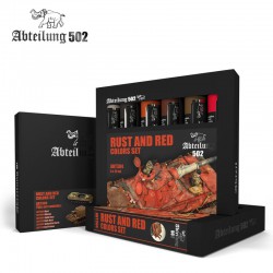 ABTEILUNG 502 ABT304 Rust and Red Colors Oils Set