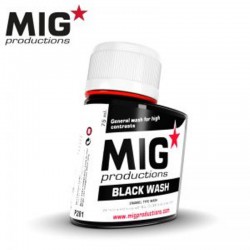MIG Productions Wash P281 lavis Noir – Black Wash 75ml
