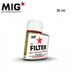 MIG Productions Filter F246 Filtre Gris pour Gris Clair – Grey for Light Green 35ml