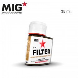 MIG Productions Filter F402 Filtre Brun – Brown for Dark & Desert Yellow 35ml