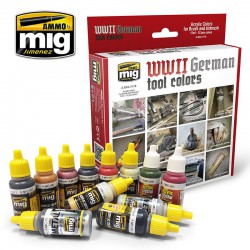 AMMO BY MIG A.MIG-7179 WWII German Tool Colors 12x17ml