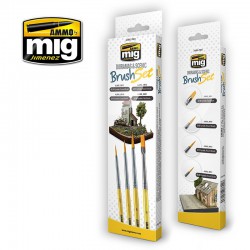 AMMO BY MIG A.MIG-7601 Dioramas and Scenic Brush Set 