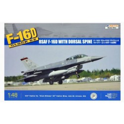 KINETIC K48007 1/48 F-16D Block 52 RSAF F-16D with Dorsal Spine