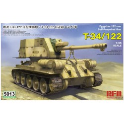 RYE FIELD MODEL RM-5013 1/35 T-34/122 Egyptian