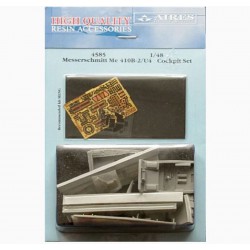 AIRES 4585 1/48 Messerschmitt Me 410 B-2/U4 Cockpit Set for Meng Kit LS-001