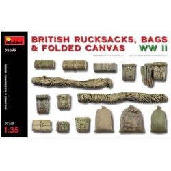 MINIART 35599 1/35 British Rucksacks, Bags & Folded Canvas WWII