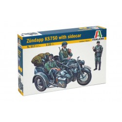 ITALERI 317 1/35 Zundapp KS750 With Sidecar