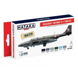 HATAKA HTK-AS46 Polish Navy / Air Force TS-11 paint set (6 x 17 ml)