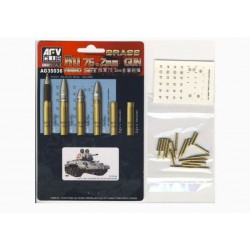 AFV CLUB AG35036 1/35 Brass Russian 76.2mm Gun Ammo Set