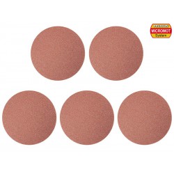 PROXXON 28160 Self-adhesive corundum sanding discs for TG 125/E, 80 grit, 5 discs