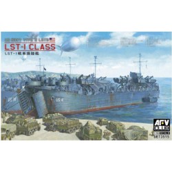 AFV CLUB SE73515 1/350 US NAVY TYPE 2 LSTs LST-1 CLASS