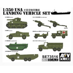 AFV CLUB SE73516 1/350 USA Landing Vehicle Set