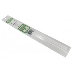 EVERGREEN EG257 Tube de Styrène Rectangle 6,3 x 3,2 x 350 mm (3p.)