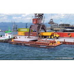 KIBRI 38522 HO 1/87 Barge pour Marchandises en Vrac - Lighter for bulk goods