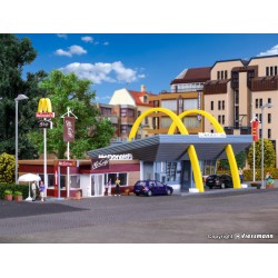 VOLLMER 43635 HO 1/87 McDonald`s fast food restaurant avec McCafé