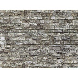 VOLLMER 46035 HO 1/87 Wall stone of cardboard, 25 x 12,5 cm