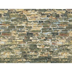 VOLLMER 46043 HO 1/87 Wall plate natural stone cardboard 25 x 12,5 cm 10 pcs