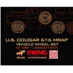 MENG SPS-024 1/35 U.S.Cougar 6x6 MRAP Vehicle Wheel Set