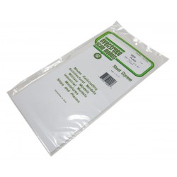 EVERGREEN EG9020 White Sheets Styrene 150 x 0,50 x 300 mm (3p.)