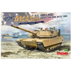 MENG TS-032 1/35 USMC M1A1 AIM/U.S.Army M1A1 Abrams TUSK Main Battle Tank