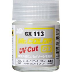 MR. HOBBY GX113 Mr. Color GX Super Clear III UV Cut Flat (18ml)