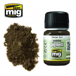 AMMO BY MIG A.MIG-3029 PIGMENT Winter Soil 35 ml.