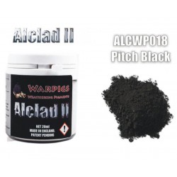 ALCLAD II Lacquers ALCWP018 Weathering Pigments Warpigs Pitch Black 20ml
