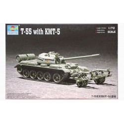 TRUMPETER 07283 1/72 T-55 with KMT-5