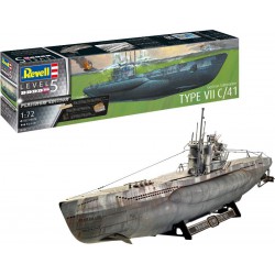 REVELL 05163 1/72 German Submarine Type VII C/41