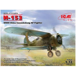 ICM 72076 1/72 I-153,WWII China Guomindang AF Fighter