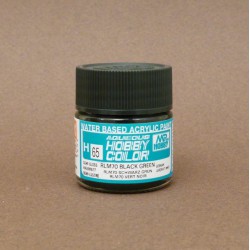 MR. HOBBY H65 Aqueous Hobby Colors (10 ml) RLM70 Black Green