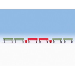 NOCH 14848 HO 1/87 Bancs – Benches
