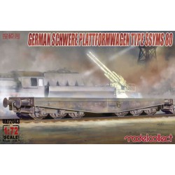 MODELCOLLECT UA72043 1/72 Germany Schwerer Plattformwagen Type SSyms 80