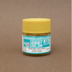 MR. HOBBY H34 Aqueous Hobby Colors (10 ml) Cream Yellow