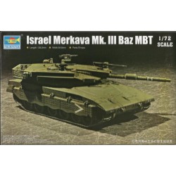 TRUMPETER 07104 1/72 Israel Merkava Mk.III Baz MBT