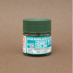 MR. HOBBY H302 Aqueous Hobby Colors (10 ml) Green FS 34092